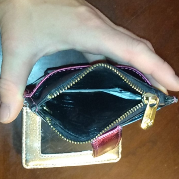 Adrienne Vittadini Button Close Fold Wallet - Picture 8 of 8